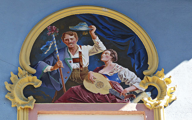Lüftlmalereien von der Familie Pfeffer