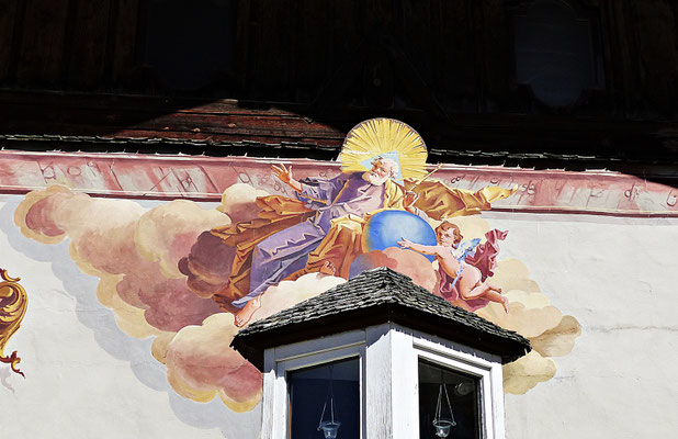 Lüftlmalereien von der Familie Pfeffer