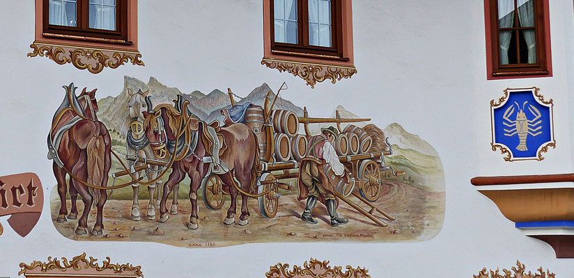 Lüftelmalerei in Bernau