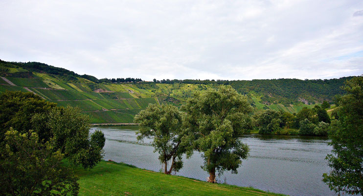 Blick von unserem Balkon in unserem Hotel