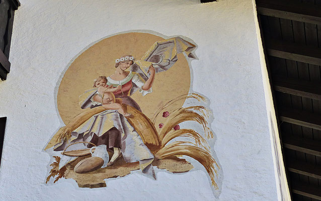 Lüftlmalereien von der Familie Pfeffer