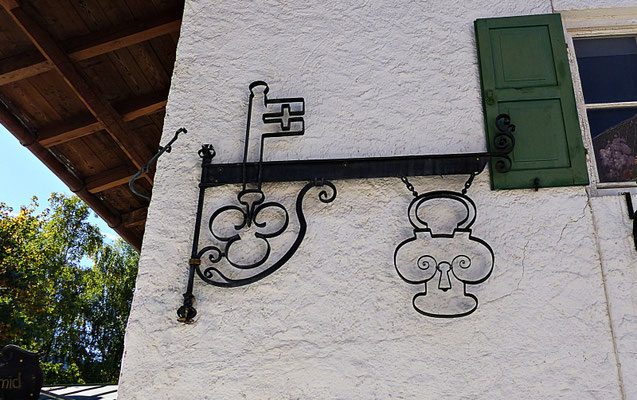 Nasenschild in Mittenwald