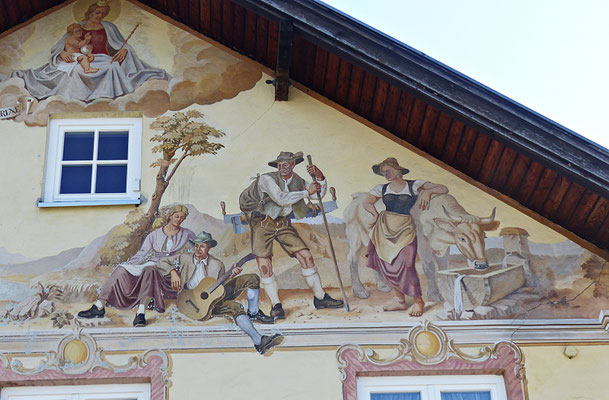 Lüftlmalerei in Dießen am Ammersee