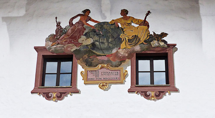 Lüftlmalereien aus Garmisch