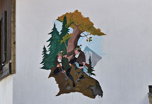 Lüftelmalerei im Lechtal