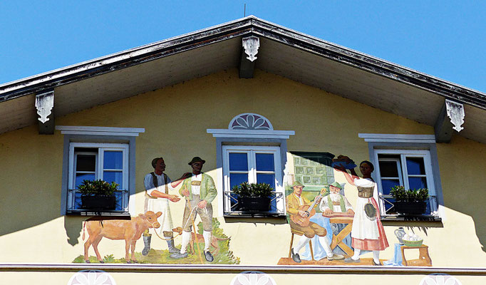 Lüftlmalerei in Wolfratshausen