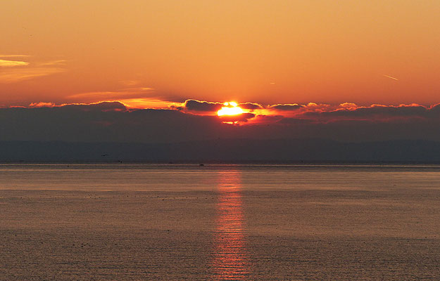 Sonnenuntergang im winterlichen Dalmatien