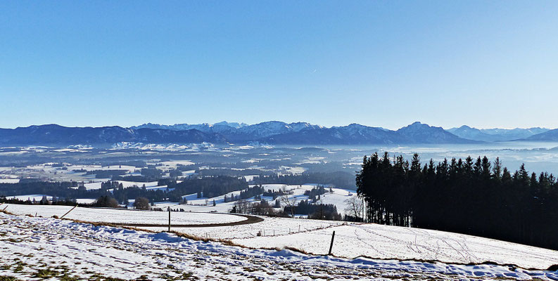Inversionswetterlage beim Auerberg