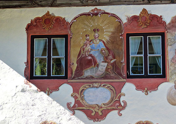 Lüftlmalerei in Oberammergau