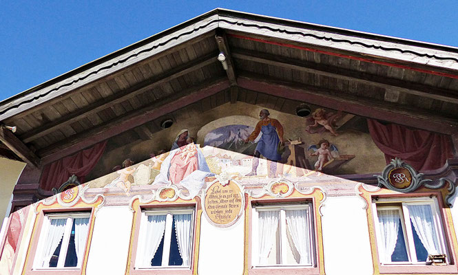 Lüftlmalereien aus Mittenwald