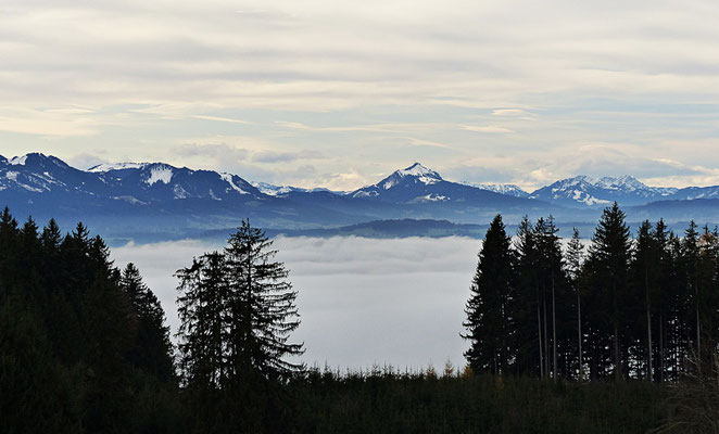 Inversionswetterlage beim Auerberg