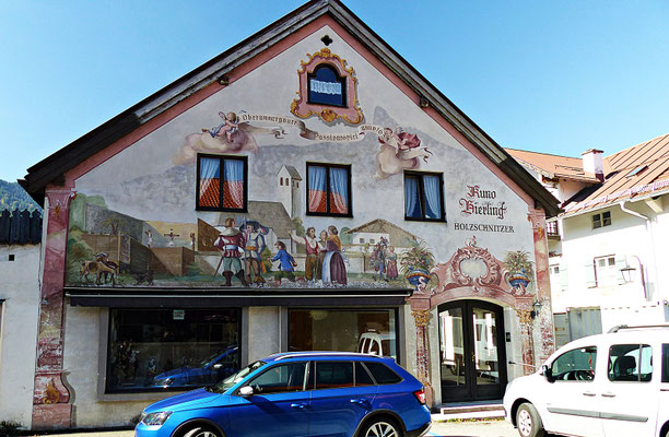 Lüftlmalerei in Oberammergau