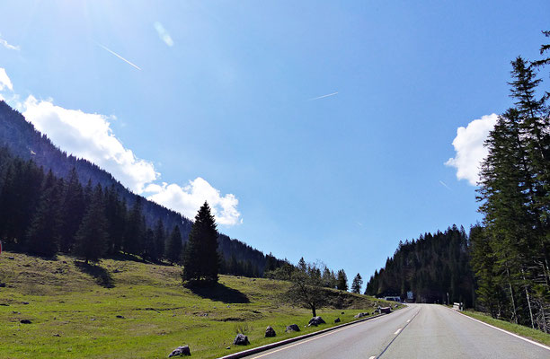 Auffahrt zum See