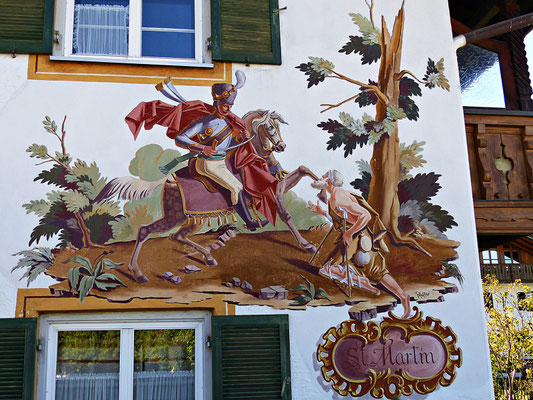 Lüftlmalereien von der Familie Pfeffer