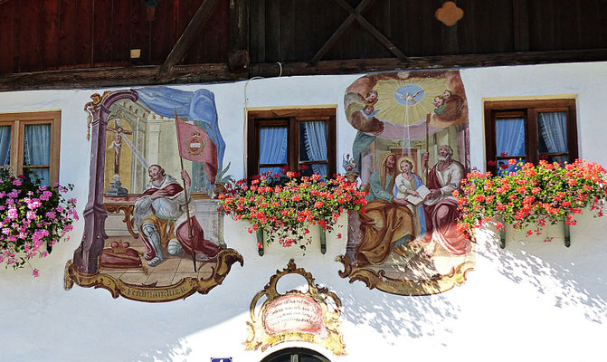 Lüftlmalereien aus Mittenwald