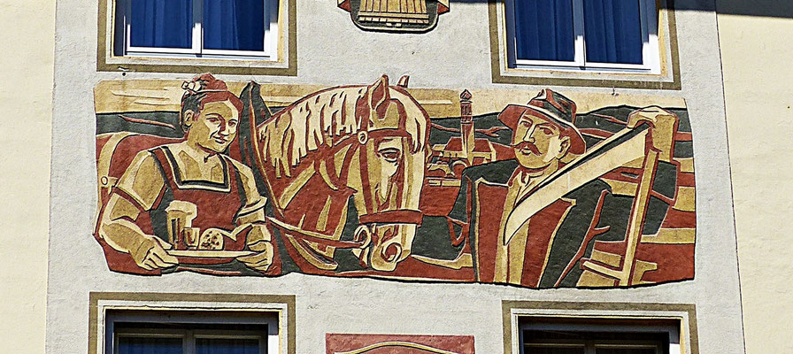 Lüftlmalerei in Wolfratshausen