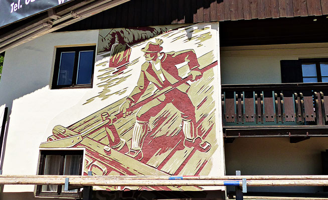 Lüftlmalerei in Wolfratshausen