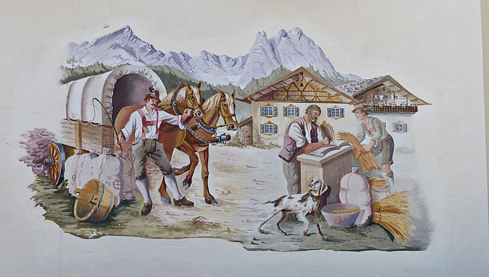 Lüftlmalereien aus Garmisch