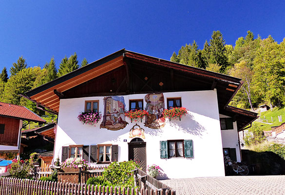 Lüftlmalereien aus Mittenwald
