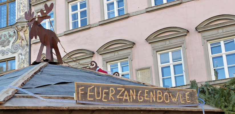 Beim Weihnachtsmarkt