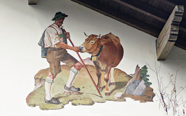 Lüftlmalereien von der Familie Pfeffer