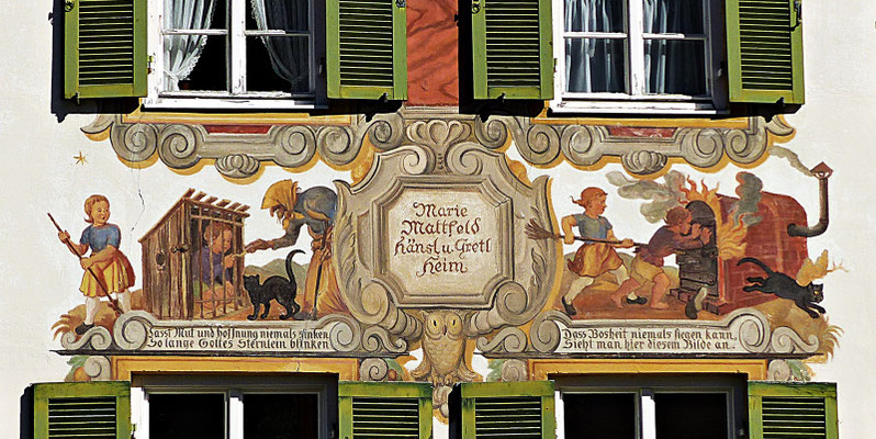 Lüftlmalerei in Oberammergau