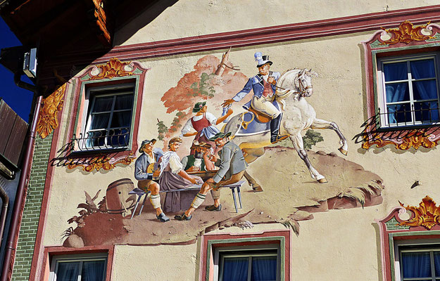 Lüftlmalereien von der Familie Pfeffer