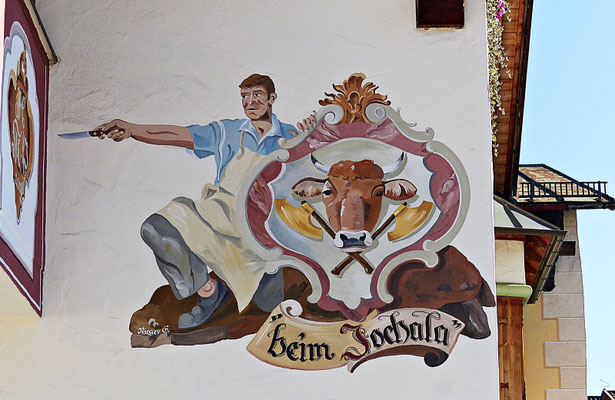 Lüftlmalerei aus Partenkirchen