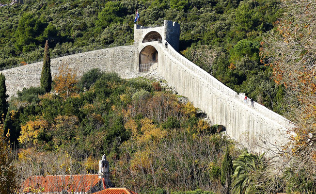 Die Mauer von Veliki Ston