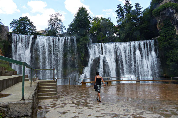 Der Wasserfall in Jaice