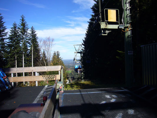 Bei der Blomberg Sommerrodelbahn