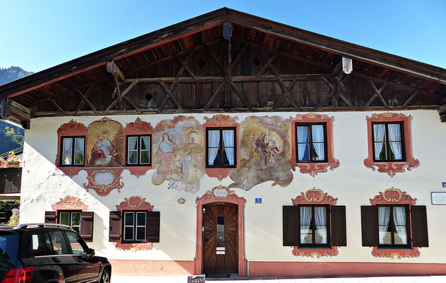 Lüftlmalerei in Oberammergau