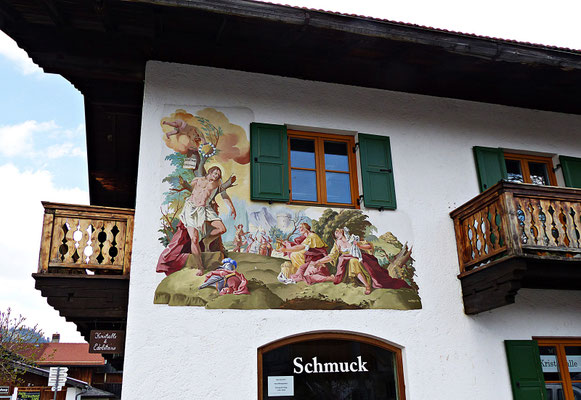 Lüftlmalereien von der Familie Pfeffer
