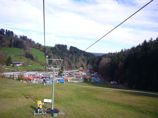 Bei der Blomberg Sommerrodelbahn
