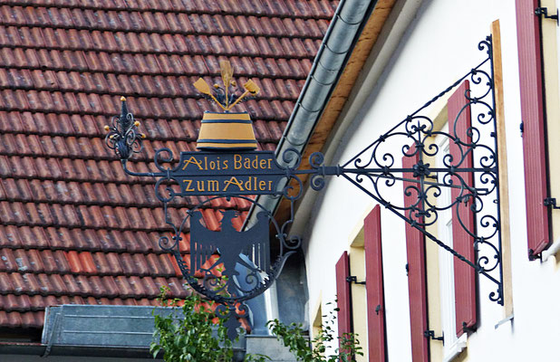 Nasenschild in Nördlingen
