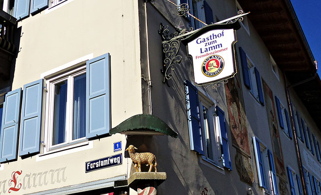 Nasenschild in Garmisch