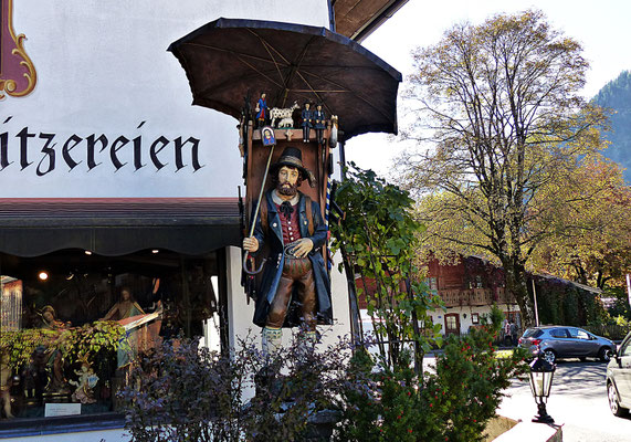 Holzschitzerei in Oberammergau