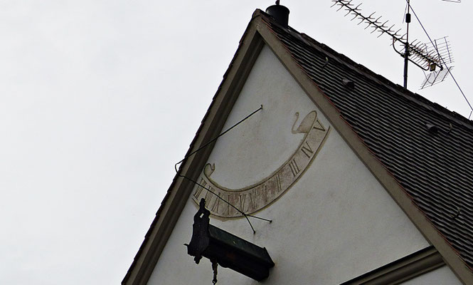 Sonnenuhr in Bayern