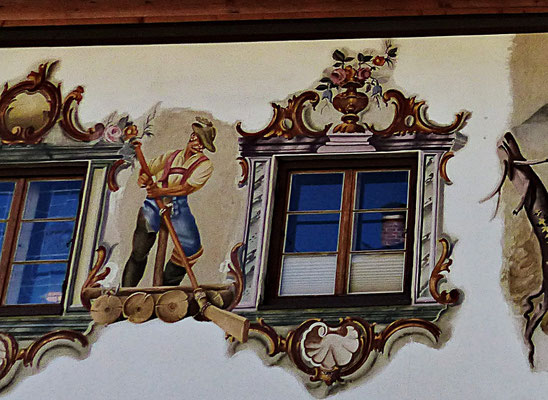 Lüftlmalereien aus Garmisch