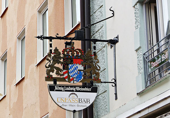 Nasenschild in Füssen