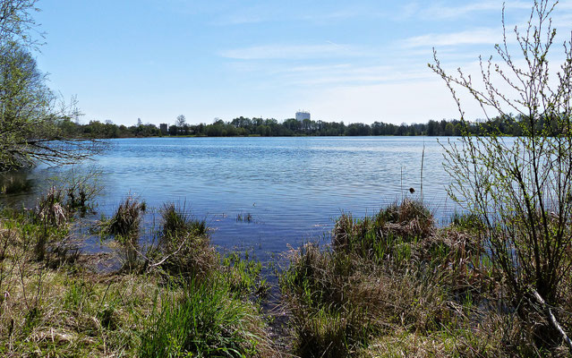 Der hintere Teil des Sees