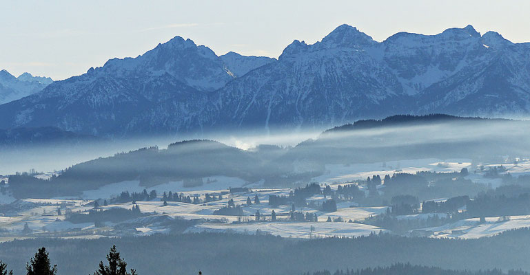 Inversionswetterlage beim Auerberg