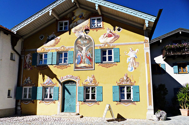 Lüftlmalereien aus Mittenwald