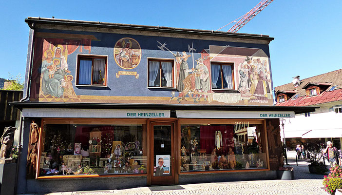 Lüftlmalerei in Oberammergau