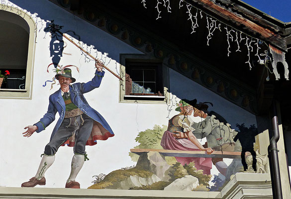 Lüftlmalerei aus Partenkirchen