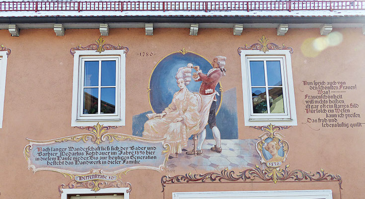 Lüftlmalerei in Dießen am Ammersee