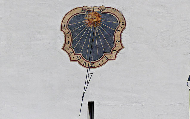 Sonnenuhr in Bayern