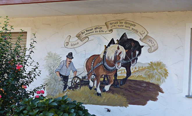 Lüftlmalerei im Bayerischen Wald