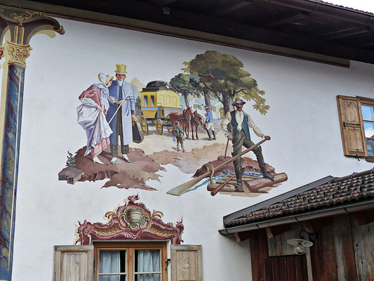Lüftlmalereien von der Familie Pfeffer