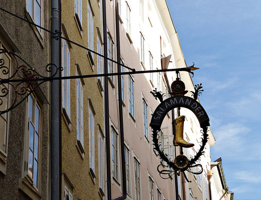 Nasenschild in Salzburg